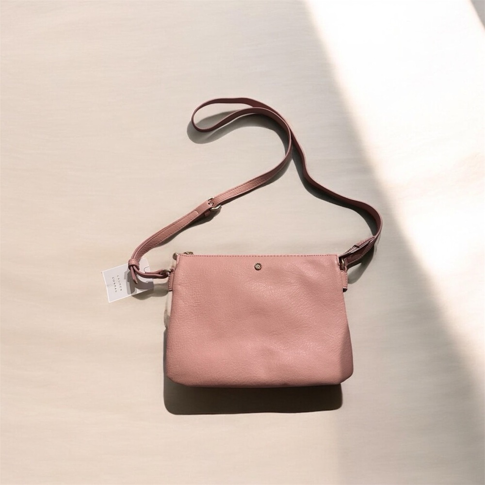 Elegant Pink Crossbody Bag
